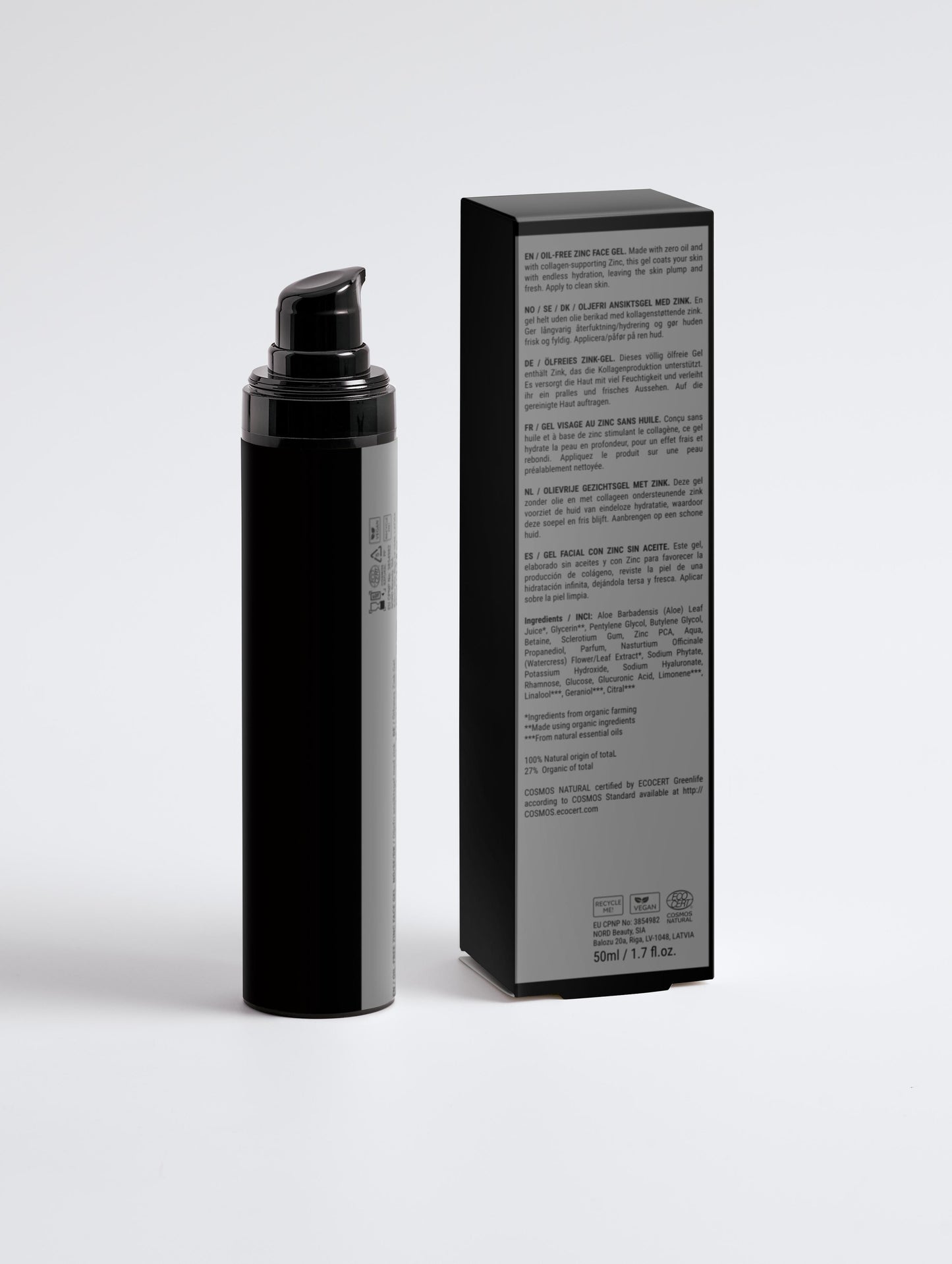 Gel viso allo zinco oil free - UOMO